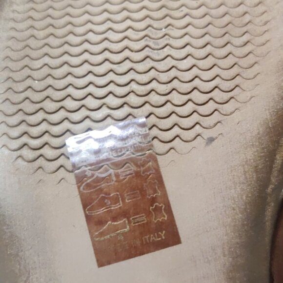 Passo Per Passo brown loafers 43EU 10US leather string tie made italy - Picture 6 of 7